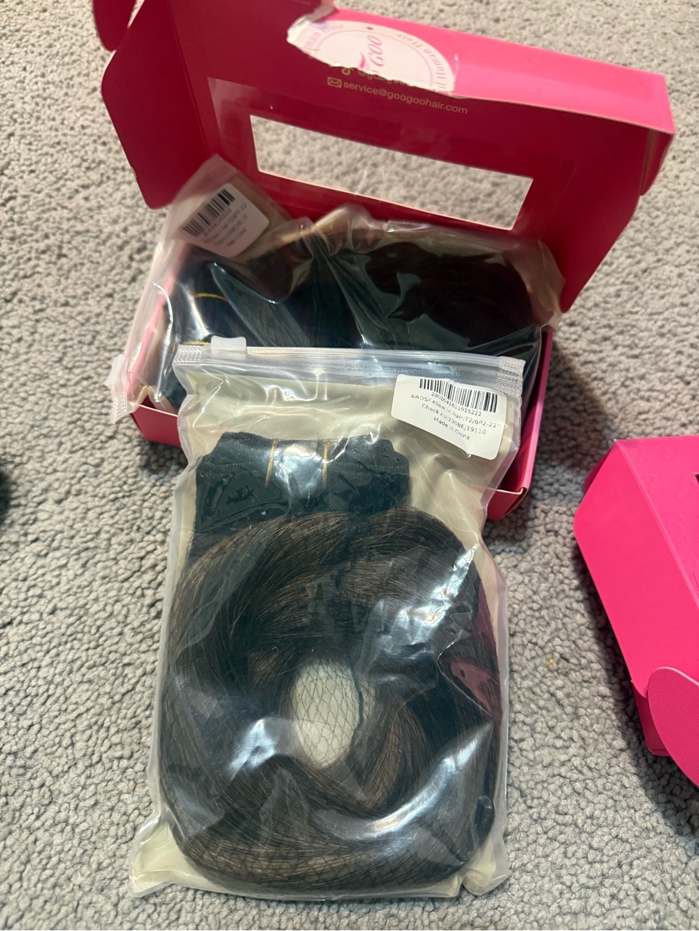 22” goo goo human hair extensions